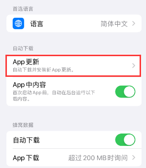 椰林镇苹果15维修中心如何让iPhone15APP自动更新
