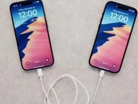 椰林镇苹果15维修店分享iPhone15可以给安卓充电吗 